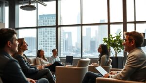 Creative Collaboration in a Modern Workspace