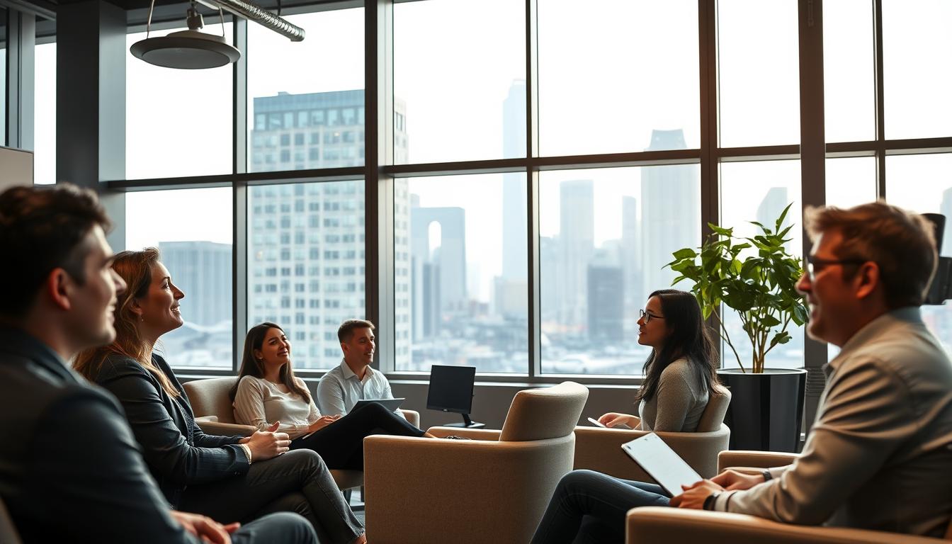 Creative Collaboration in a Modern Workspace